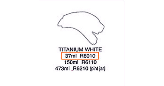  Bob Ross R6210 473-Ml Titanium White Jar